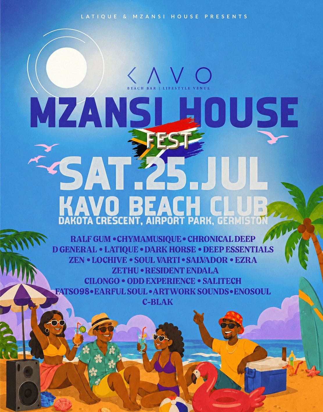 La escena house sudafricana no necesita la bendición de Europa. Tiene a Ralf Gum, Chymamusique y veinte DJ este sábado en Germiston.