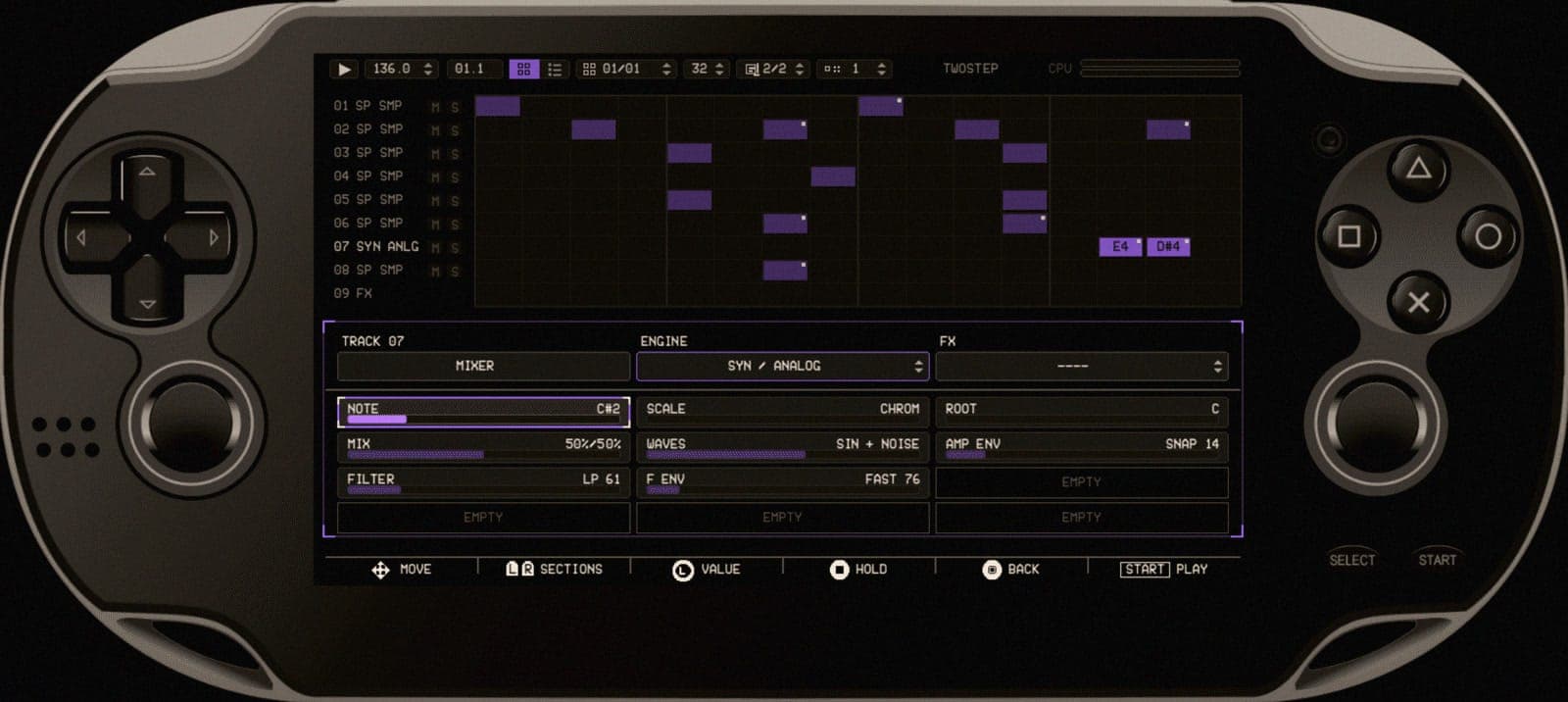Sony hat die PlayStation Vita 2019 begraben. Intermynd Instruments hat sie gerade zur Open-Source-Groovebox gemacht.