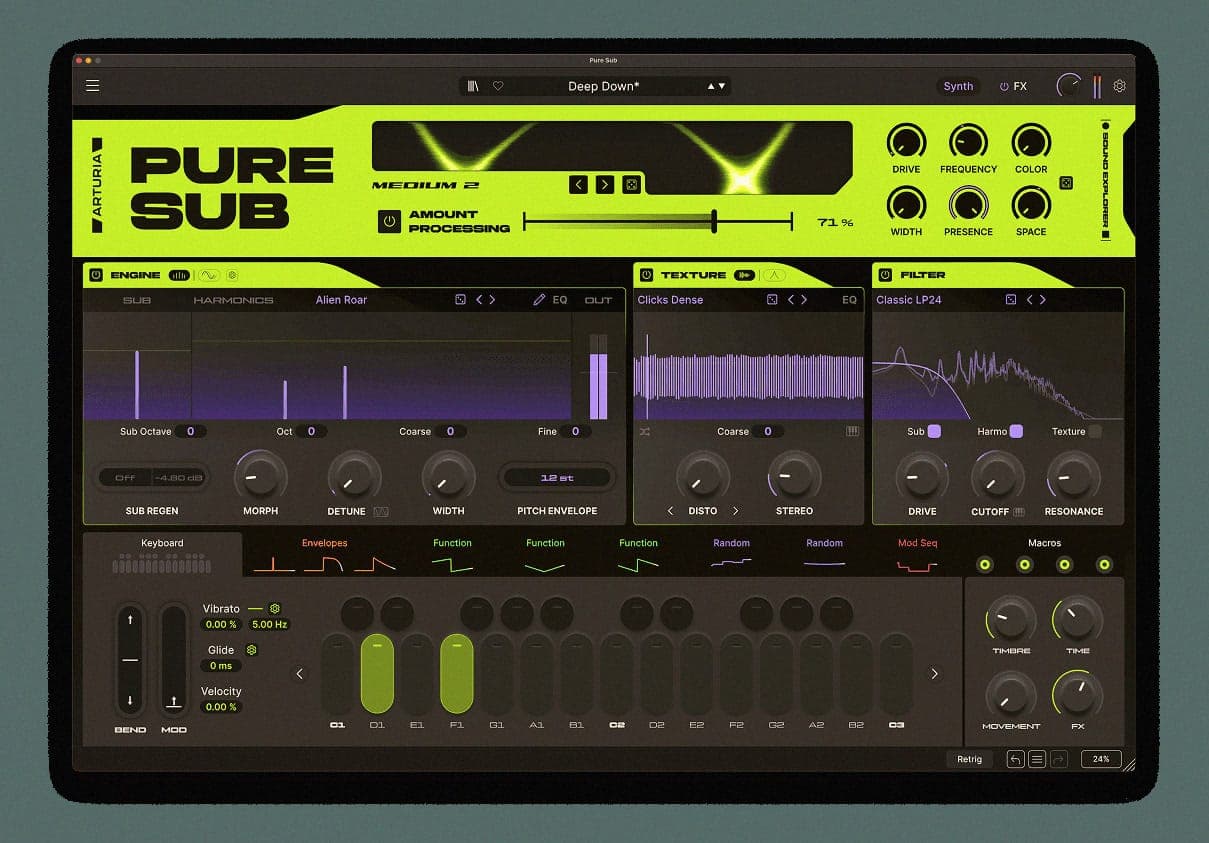Kenny Larkin Calls Arturia's New Synth a "Speaker Destroyer." It Only Does One Thing: Bass.