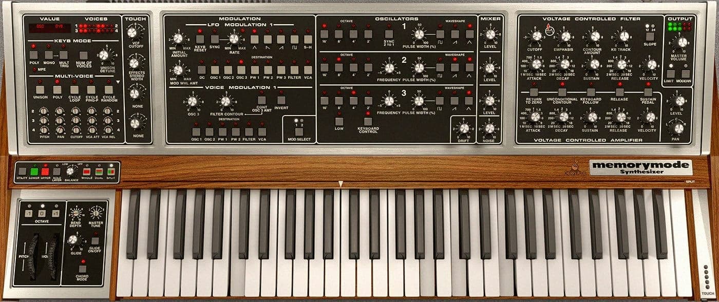El Memorymoog nunca pudo tocar más que un sonido a la vez. Cherry Audio acaba de darle dos.