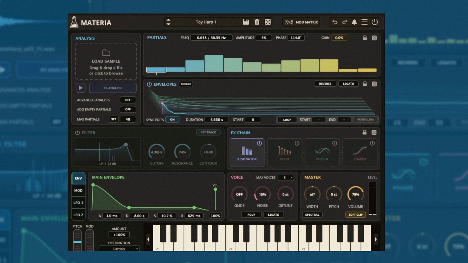 AudioThing's New Plugin Turns Any Sample Into 96 Playable Harmonics