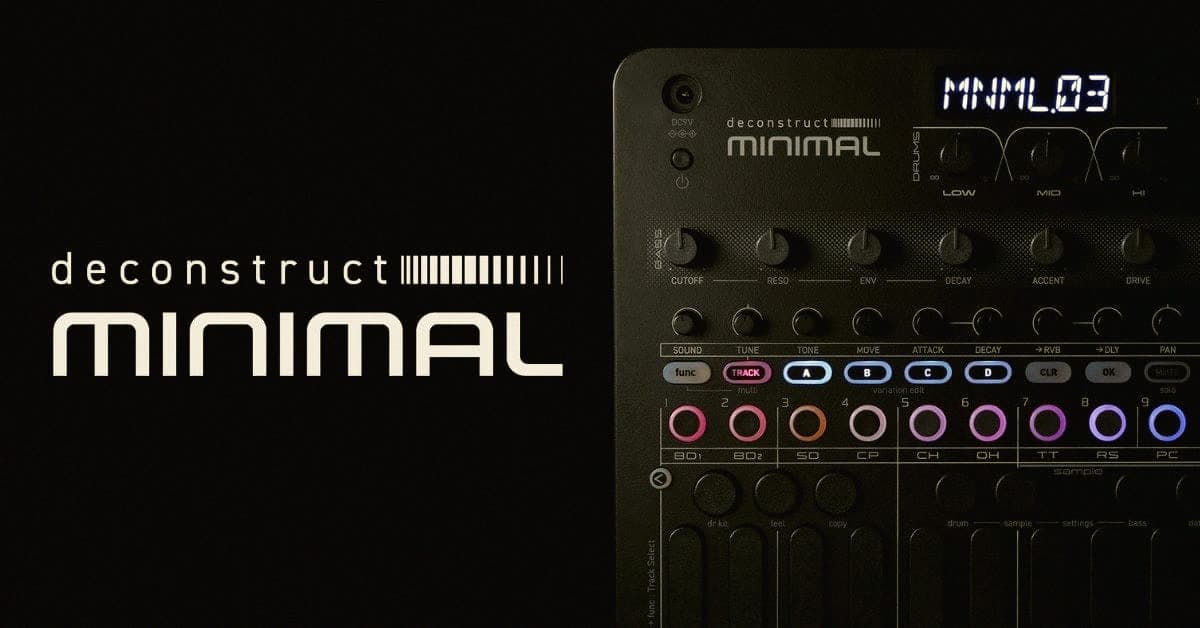Una groovebox da 299 dollari pensata solo per la minimal: dentro la Deconstruct di Sonicware