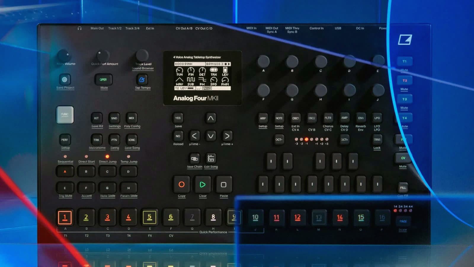 Elektron regala un aggiornamento gratuito all'Analog Four, una macchina di 14 anni, con ritmi euclidei e Control All