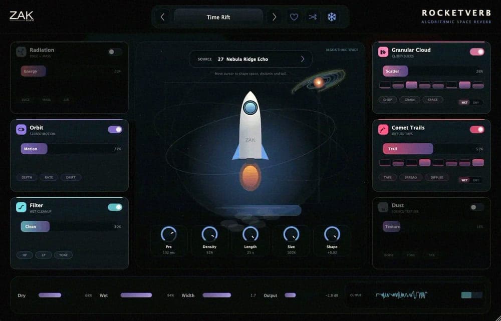 Cette Reverb Est Construite à Partir de Données de Sonification Astronomique. Elle Est Gratuite Jusqu'au 22 Août.