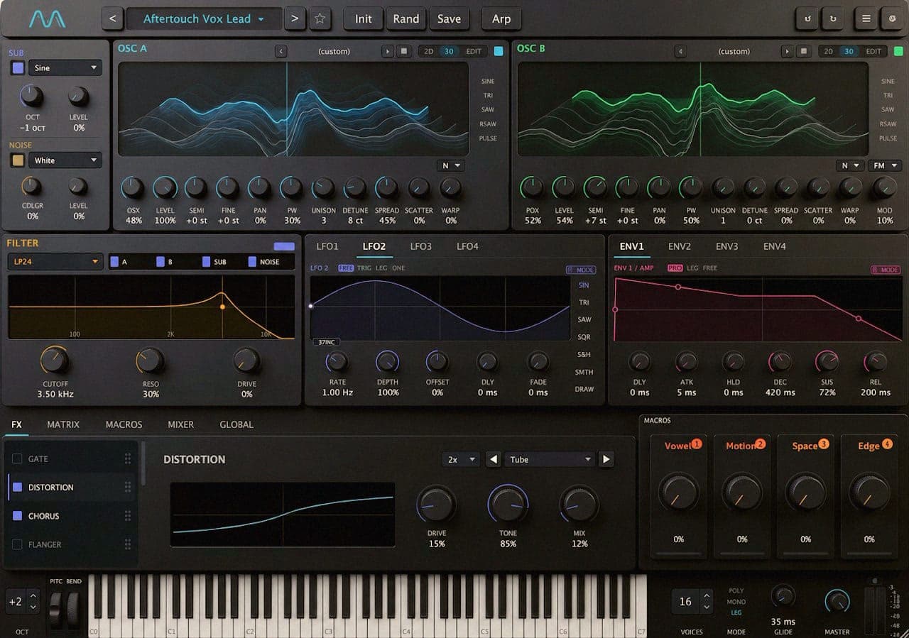 Einen Satz tippen, ein Patch bekommen: Butterlamp setzt darauf, dass die Wavetable-Engine darunter trotzdem wichtiger bleibt