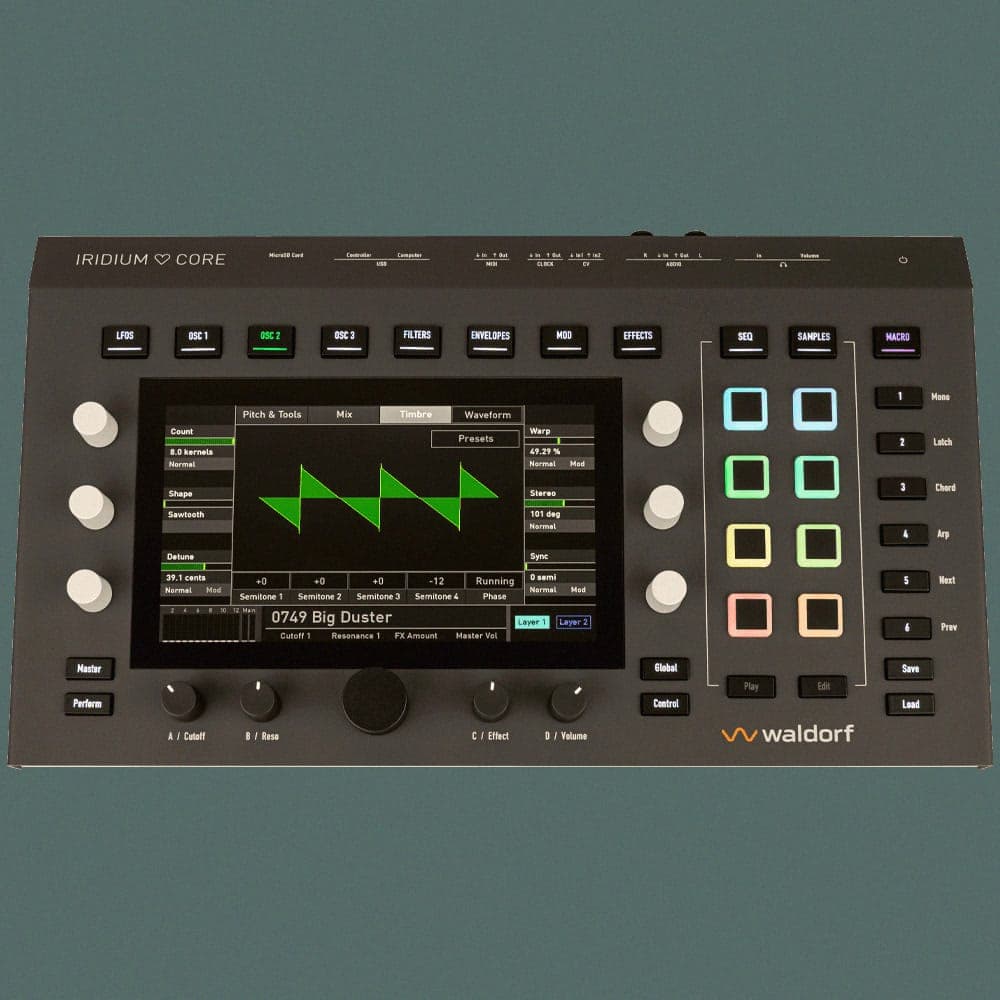Waldorf regala quattro voci in più ai possessori dell'Iridium Core. Gratis.