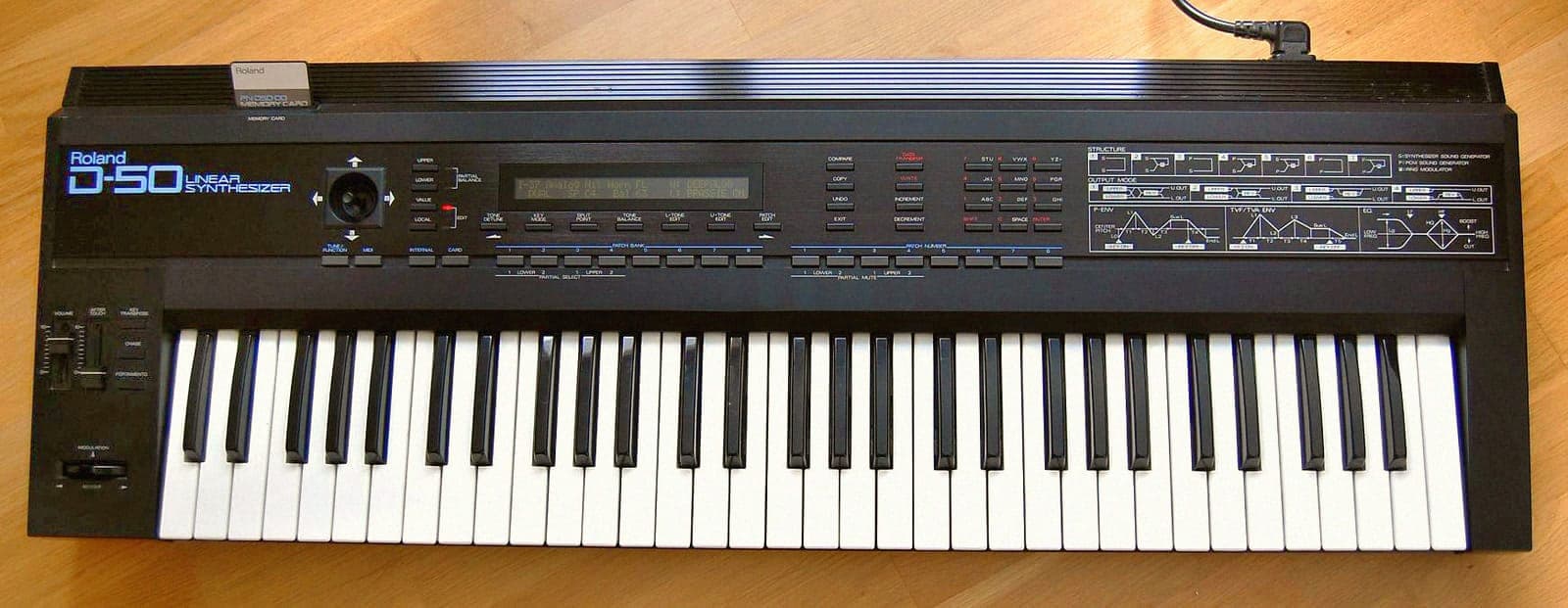 El Roland D-50 acaba de sobrevivir a su propio hardware. Una pestaña del navegador sustituye a la ranura de tarjetas.